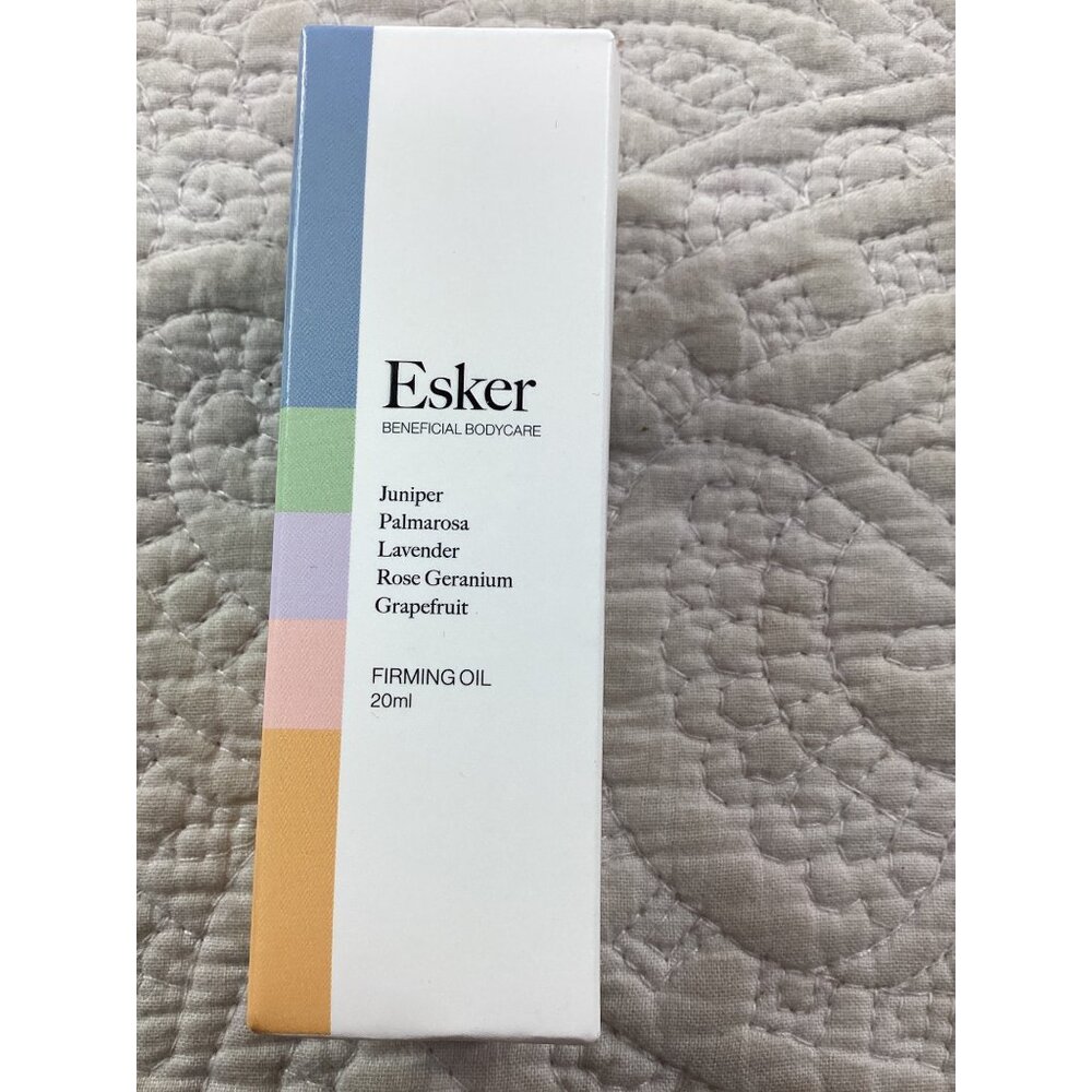 Esker Beneficial Bodycare Firming Oil 20ml With Juniper Lavender Rose*NWB